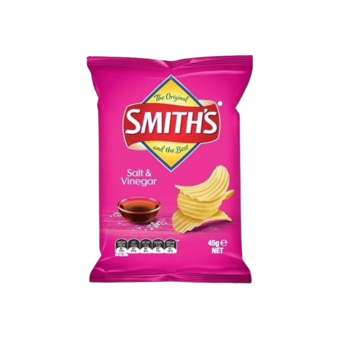 Smiths salt & vinegar chips 45 g