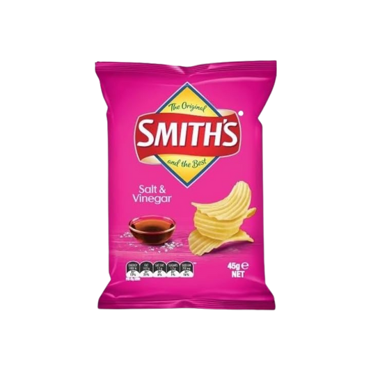 Smiths salt & vinegar chips 45 g
